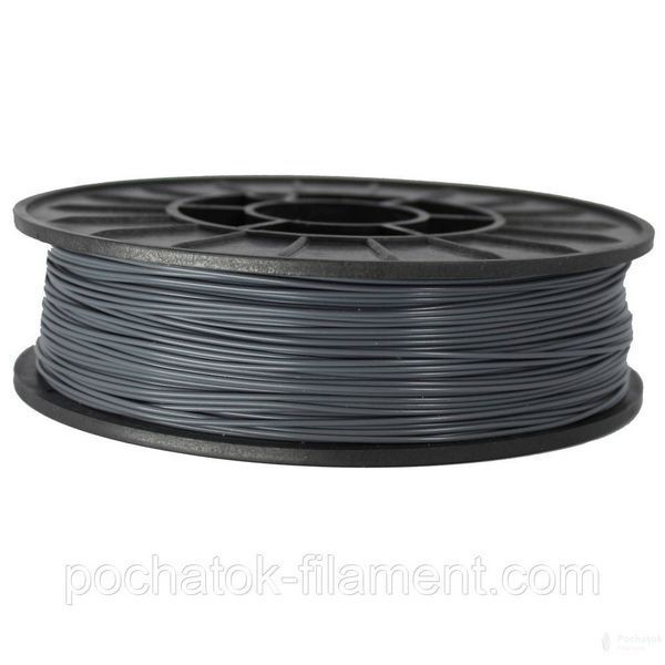 PLA филамент нить пластик для 3D принтера Pochatok Filament 1,75 мм Серый (Grey) 3 кг 44017 фото