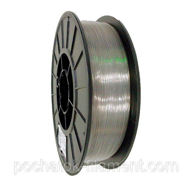 PETG філамент нитка пластик для 3D принтера Pochatok Filament 1,75 мм Безбарвний (прозорий) 3 кг 544001 фото
