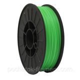 PLA філамент нитка пластик для 3D принтера Pochatok Filament 1,75мм Світло-зелений флуоресцентний 0,75 кг 13041 фото
