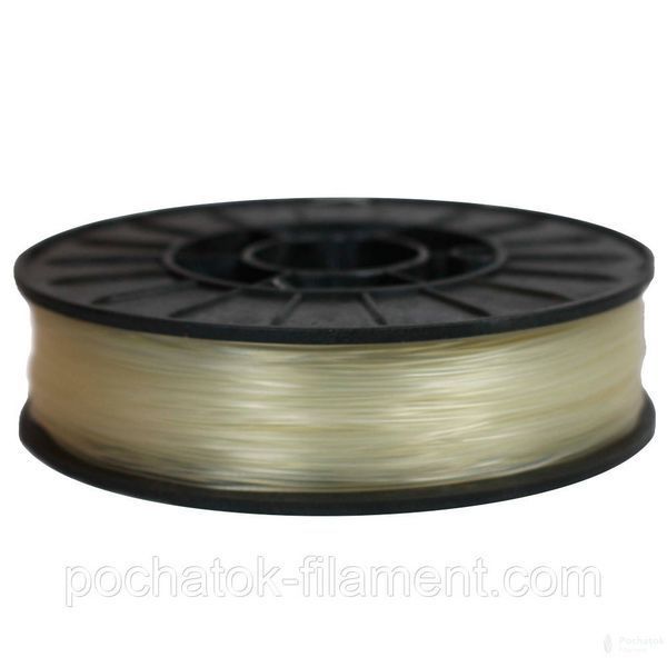 PLA філамент нитка пластик для 3D принтера Pochatok Filament 1,75 мм Безкольоровий 0,75 кг 13001 фото