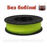 PLA філамент нитка пластик для 3D принтера Pochatok Filament 1,75 мм Світло-жовтий флуоресцентний 0.3 кг БЕЗ БОБІНИ 19040 фото