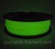PLA филамент нить пластик для 3D принтера Pochatok Filament 1,75 мм Жёлтый люминесцентный 0,75 кг 13118 фото 3