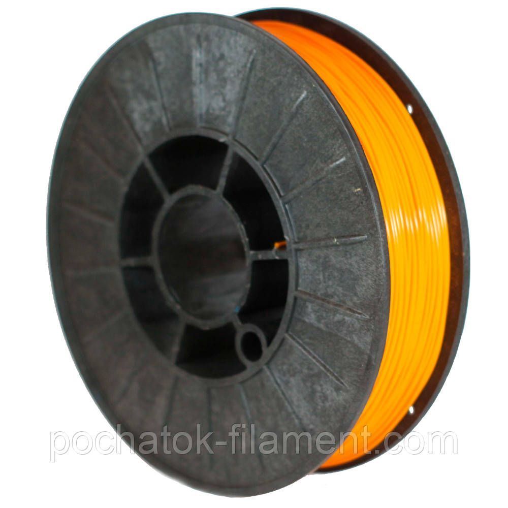 PLA филамент нить пластик для 3D принтера Pochatok Filament 1,75 мм Золотисто-желтый 0,75 кг 13007 фото