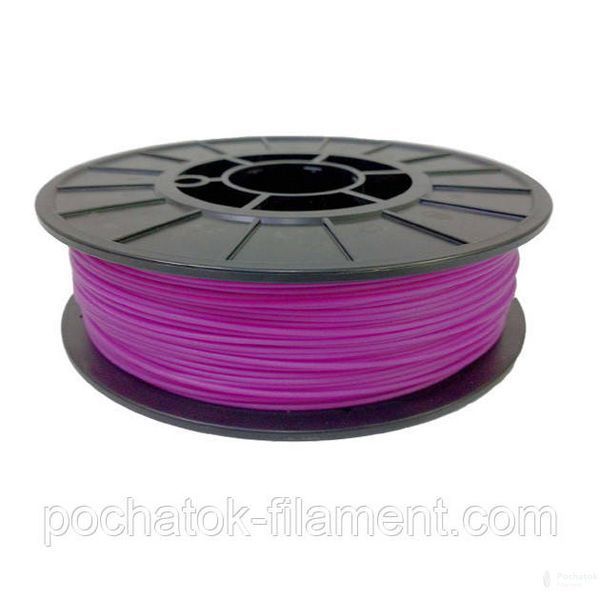 PLA филамент нить пластик для 3D принтера Pochatok Filament 1,75 мм Пурпурный люминесцентный 0,75 кг 13120 фото