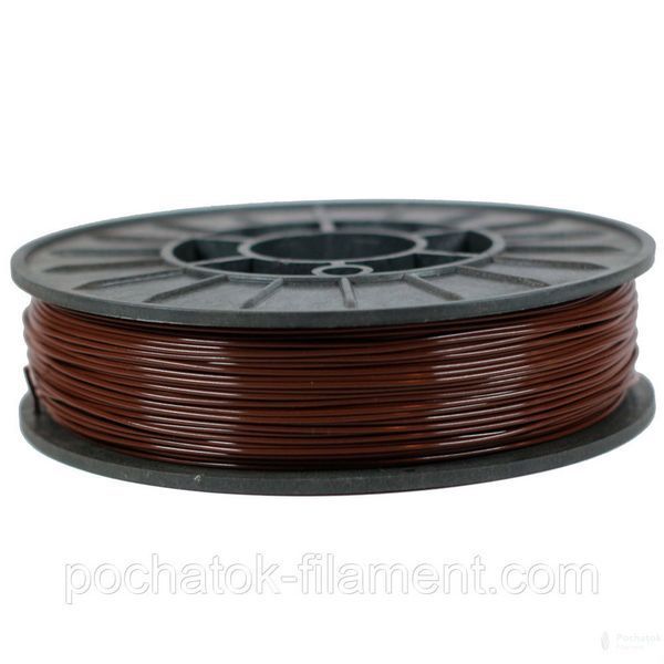 PLA филамент нить пластик для 3D принтера Pochatok Filament 1,75 мм Коричневый 0,75 кг 13008 фото