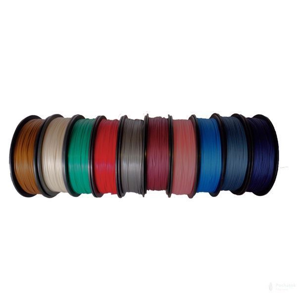 Набор 10в1 PLA филамент пластик для 3D принтера Pochatok Filament 1,75 мм 0,75 кг 10 металликов: Золотой, Серебряный, Перламутровый, Бирюзово-зеленый, Небесно-синий, Голубино-синий, Сигнально-фиолетовый, Сигнально-синий, Красный, Розовый 16013 фото