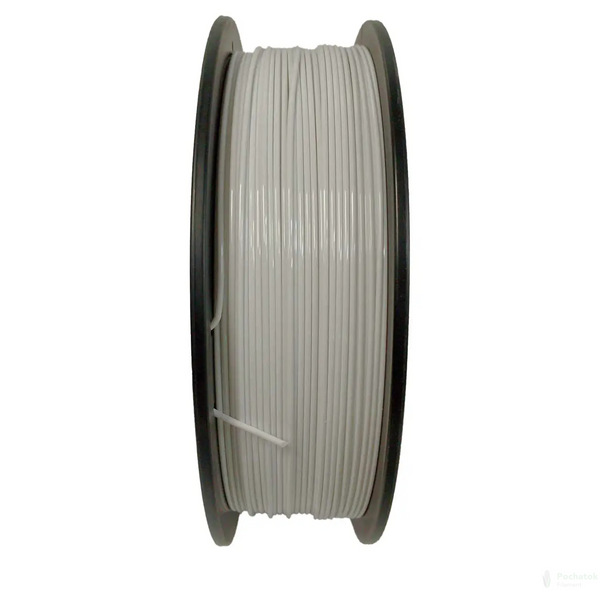 PETG філамент нитка пластик для 3D принтера Pochatok Filament 1,75 мм Білий 0,3 кг БЕЗ БОБІНИ 519039 фото