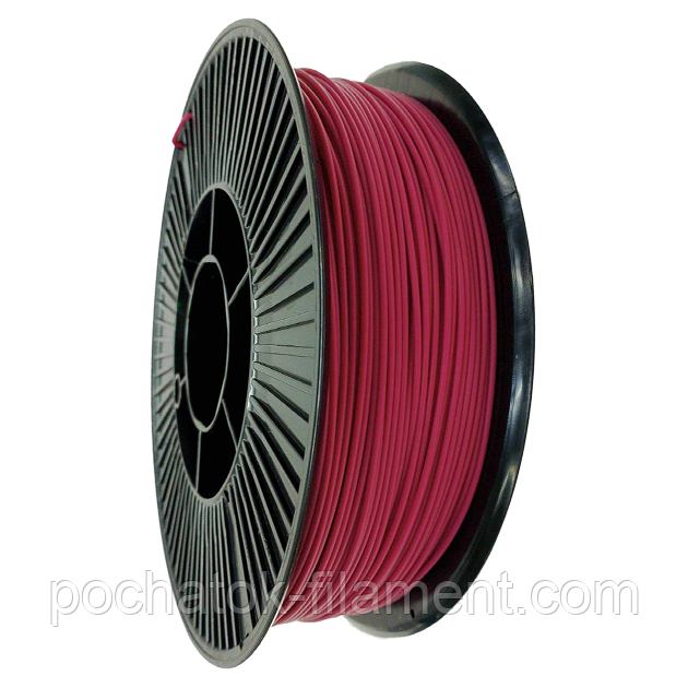PLA филамент нить пластик для 3D принтера Pochatok Filament 1,75мм Малиновый 0,75 кг 13057 фото