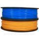 Набір 2в1 PLA філамент пластик для 3D принтеру Pochatok Filament 1,75 мм 0,75 кг Синій та Жовтий 16004 фото 2