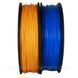 Набір 2в1 PLA філамент пластик для 3D принтеру Pochatok Filament 1,75 мм 0,75 кг Синій та Жовтий 16004 фото