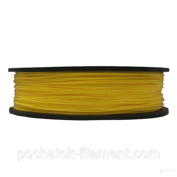 PLA філамент нитка пластик для 3D принтеру Pochatok Filament 1,75 мм Світло-жовтий 0,75 кг 13021 фото