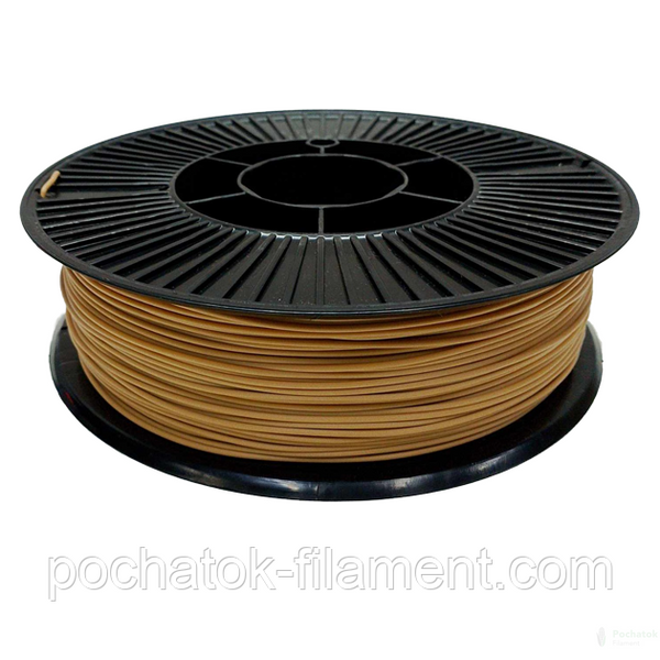 PLA філамент нитка пластик для 3D принтеру Pochatok Filament 1,75 мм Кава з молоком 0,75 кг 13025 фото