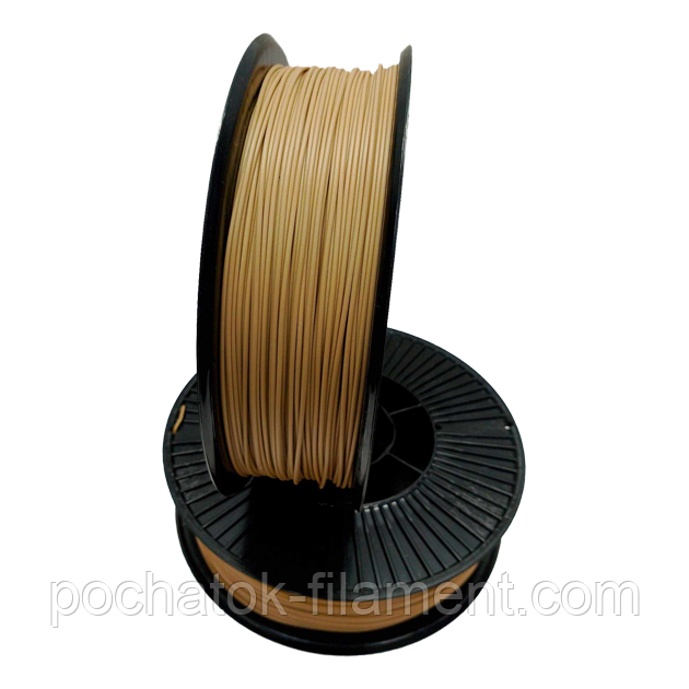 PLA филамент нить пластик для 3D принтера Pochatok Filament 1,75 мм Кофе с молоком 0,75 кг 13025 фото
