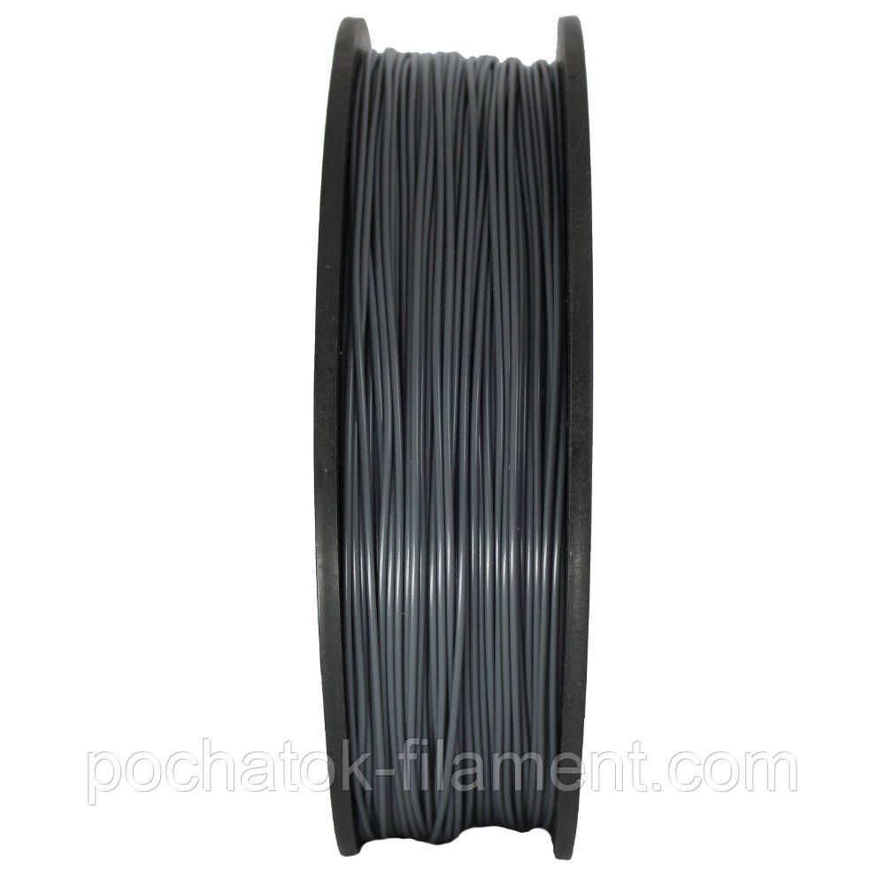 PETG филамент нить пластик для 3D принтера Pochatok Filament 1,75 мм Серый (Grey) 0,3кг БЕЗ БОБИНЫ 519017 фото