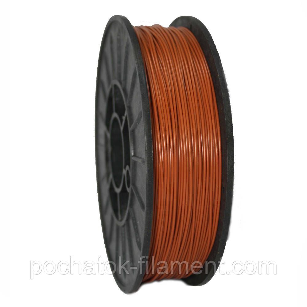 PLA филамент нить пластик для 3D принтера Pochatok Filament 1,75 мм Терракотовый 0,75 кг 13030 фото
