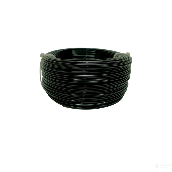 PETG філамент нитка пластик для 3D принтера Pochatok Filament 1,75 мм Чорний глянсовий (Black) 0,3кг БЕЗ БОБІНИ 519003 фото