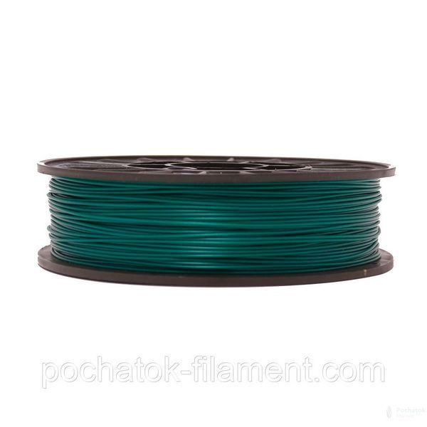 PLA філамент нитка пластик для 3D принтера Pochatok Filament 1,75 мм Бірюзово-зелений металік 0,75 кг 13032 фото