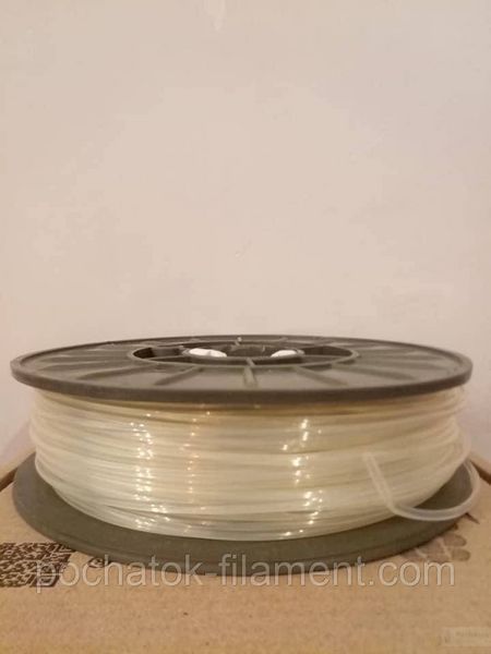 PLA філамент нитка пластик для 3D друку Pochatok Filament 2.85 мм Безкольоровий 0,75 кг 33001 фото