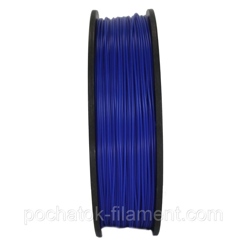 PLA филамент нить пластик для 3D принтера Pochatok Filament 1,75 мм Темно-синий 0,75 кг 13019 фото